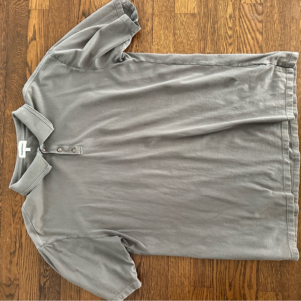 RicherPoorer - Men’s Large Grey Polo